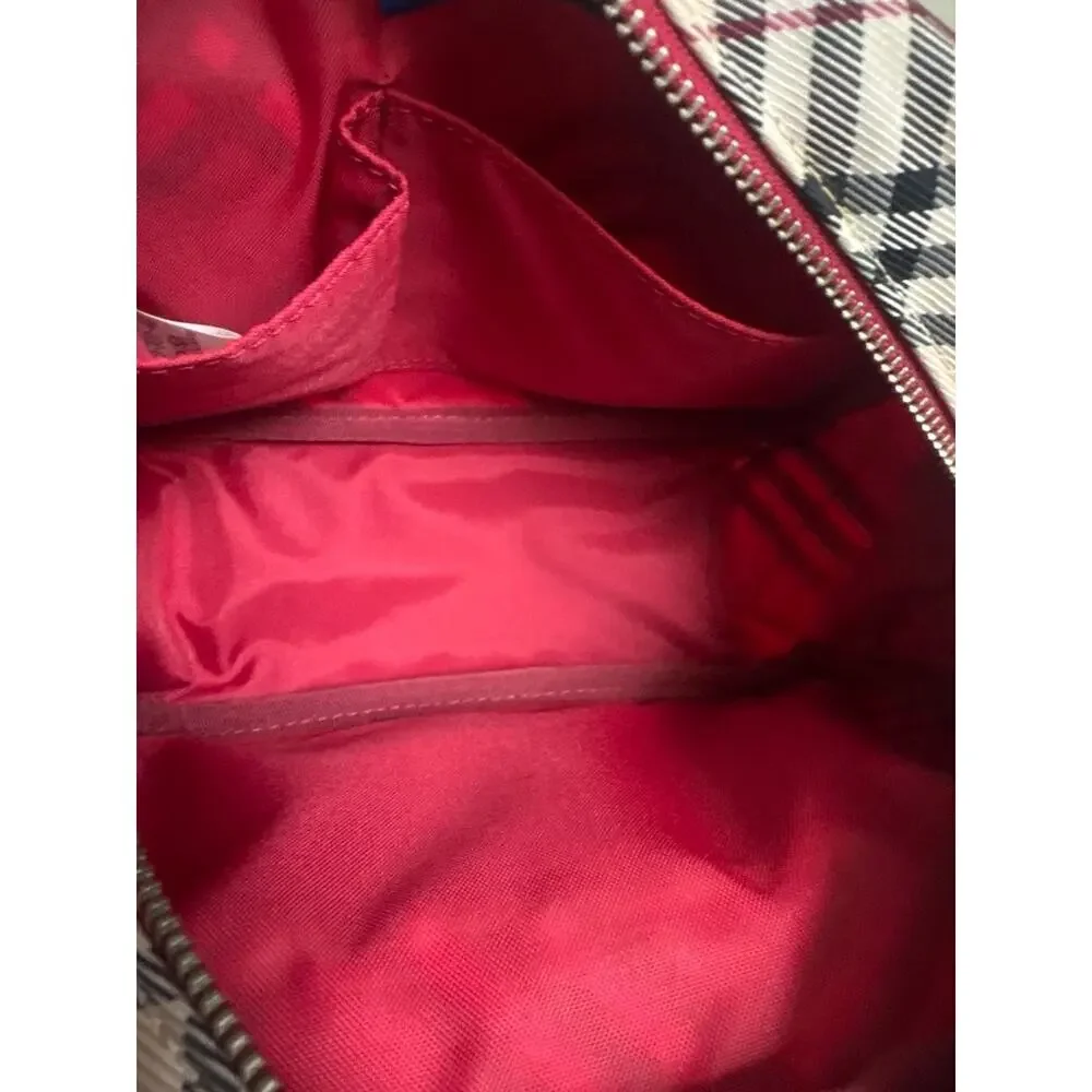 Burberry Blue Label Checkered Crossbody Bag